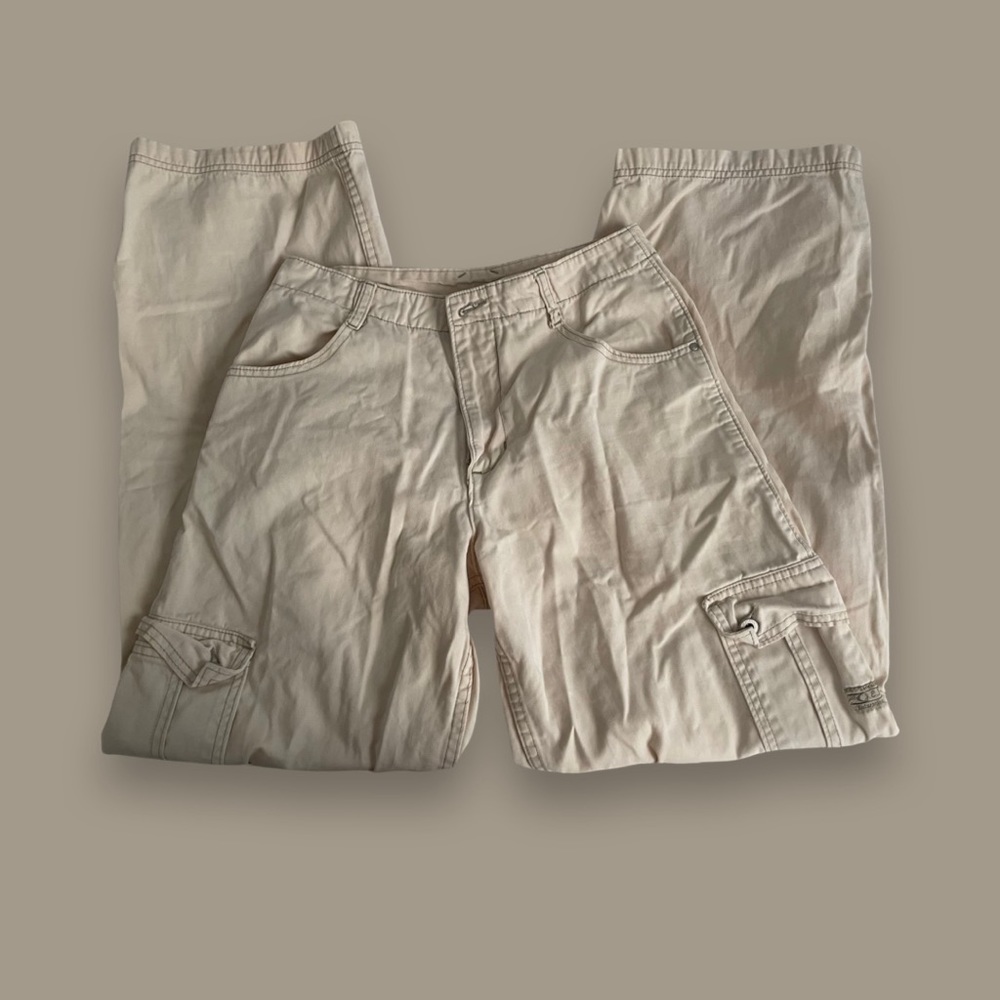 Cream cargo pants